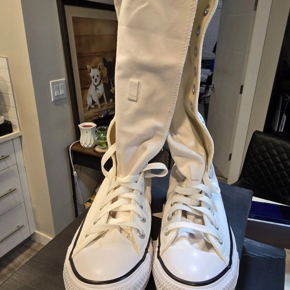 CONVERSE Chuck Taylor All Star XX-Hi High Top Canvas Knee Hi Women's Size 9 NEW - Picture 6 of 13